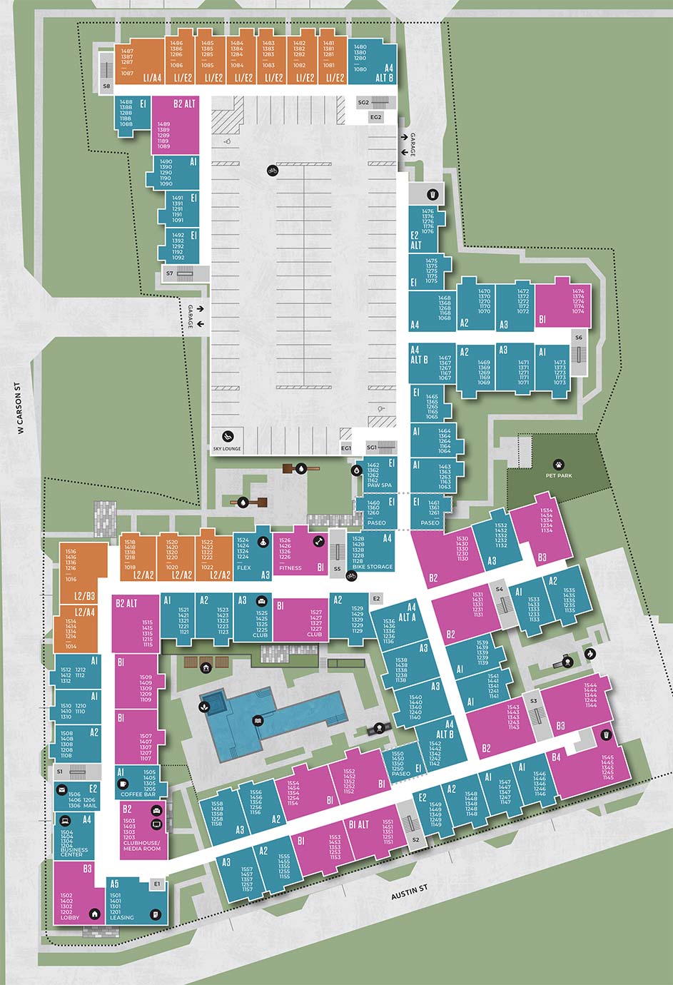 View the community's siteplan